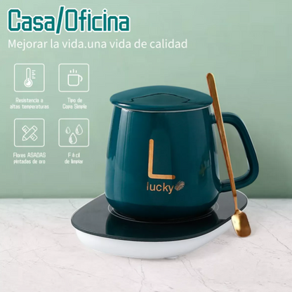 Taza Con Calentador Eléctrico